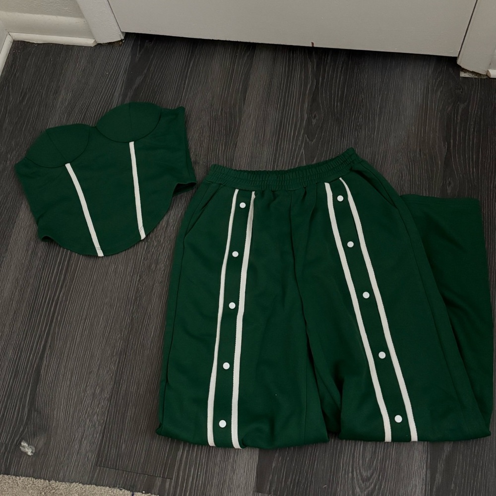 Super cute green two piece set